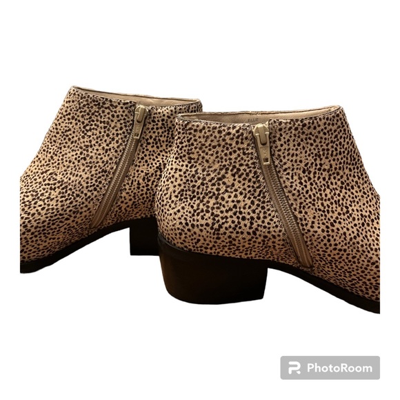 New Matisse Animal Print Ankle Boots Size 9.5 - Picture 7 of 8